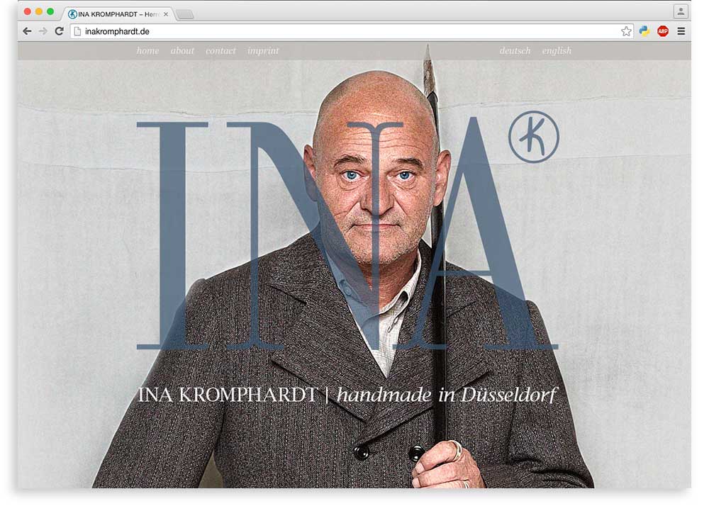 Webpage Ina Kromphardt
